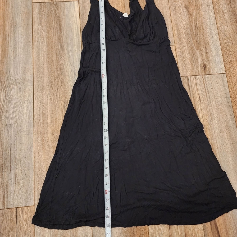 Merona Black Sleeveless Sundress Scoop Neck Casual - Picture 5 of 7